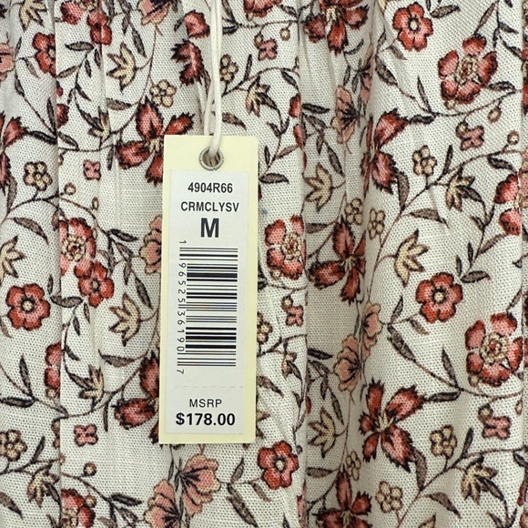 Max Studio Floral Smocked Ruffled Maxi Dress Multicolor Stretchy, Medium NWT - Picture 6 of 9